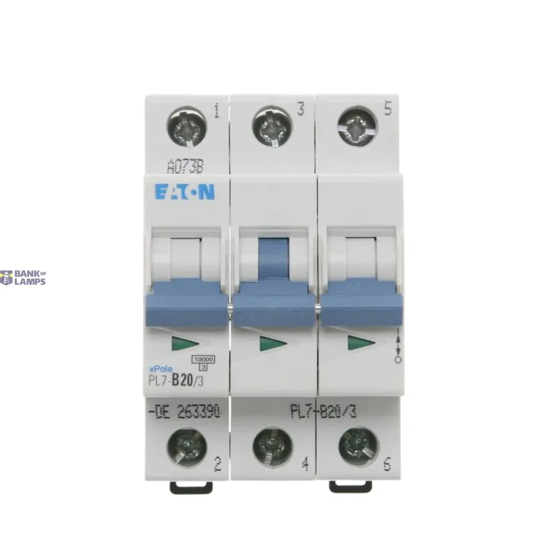 EATON PL7-B20/3 Miniature circuit breaker (MCB), 20 A, 3p 263390