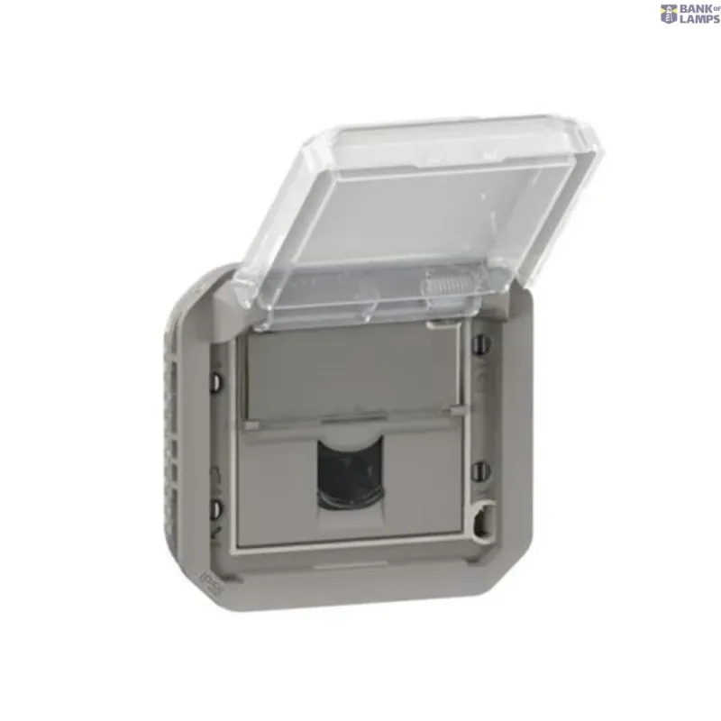 Legrand RJ45 Socket Plexo FTP, Grey, IP55, Cat 6, 42.75 mm 069569L
