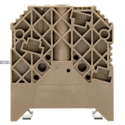 Weidmüller 1059000000 — Terminal Block End Bracket dark beige, TS 35, Wemid W 12 mm, 100 °C Weidmüller 1059000000 — Terminal Block End Bracket dark beige, TS 35, Wemid W 12 mm, 100 °C