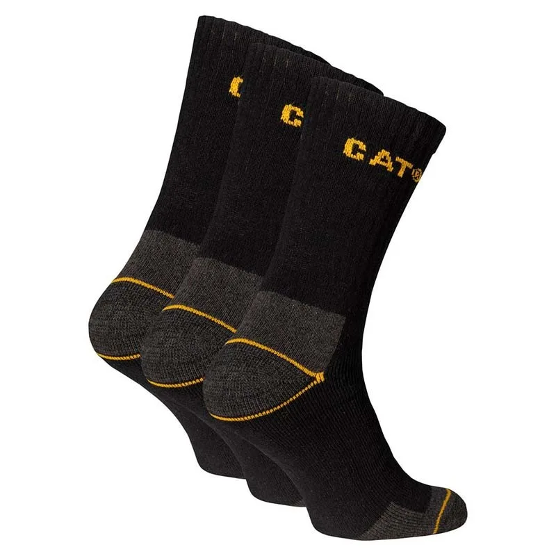 CAT Vīrieši zeķes CAT DYP393 melns 41/45 3p CAT-017630