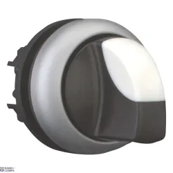 EATON 216867 — M22-WRK Changeover switch, RMQ-Titan, With thumb-grip, maintained, 2 positions, Bezel: titanium EATON 216867 — M22-WRK Changeover switch, RMQ-Titan, With thumb-grip, maintained, 2 positions, Bezel: titanium