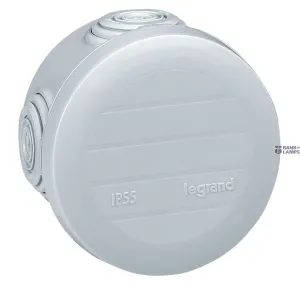Legrand 092001 — Junction Box Plexo Ø70mm, 46mm, Grey, IP55