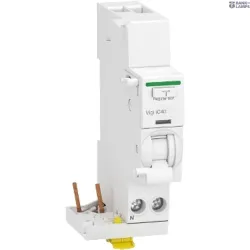 Schneider Electric A9Y82625 — Residual Current Circuit Breaker Module Acti9 iC40, 25A, Vigi iC40 1PN 30mA AC