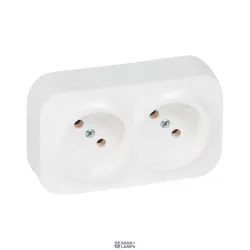 Legrand 782431 — Schuko розетка Outlet Forix Shuttered, Schuko, Without Safety Shutters, IK04, White