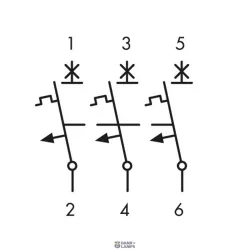 SCHRACK AM617316-- — Miniature Circuit Breaker AMPARO 6kA, C 16A, 3P SCHRACK AM617316-- — Miniature Circuit Breaker AMPARO 6kA, C 16A, 3P