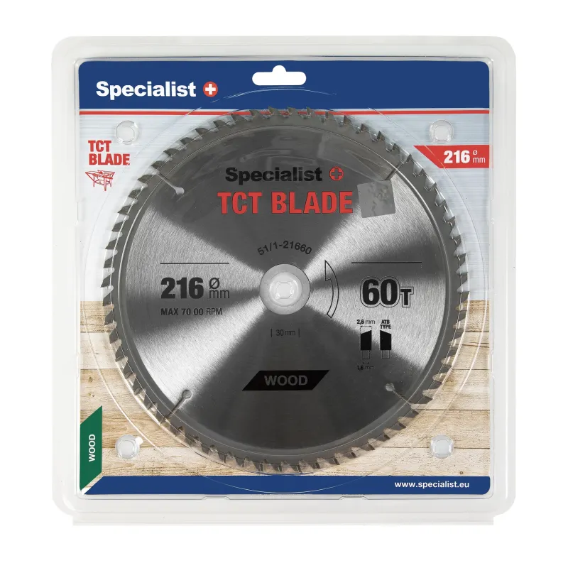Specialist+ SPECIALIST+ griešanas disks, 216 x 60T x 30/20 mm 51-1-21660