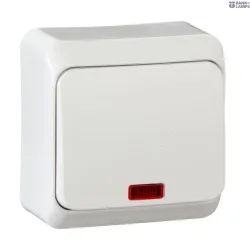Schneider Electric WDE001014 — Installation Switch Prima (IP 20), 1P, White, PRIMA - ole Switch - 10AX, Locator Light