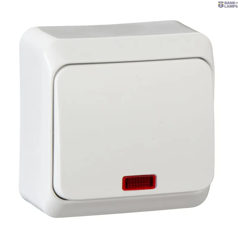 Schneider Electric Installation Switch Prima (IP 20), 1P, White, PRIMA - ole WDE001014