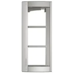 BTicino 350231 — Door Station Frame with Surround Plate Sfera New 3 Modules, Allmetal, Surface-Mounted, 138×327×15mm