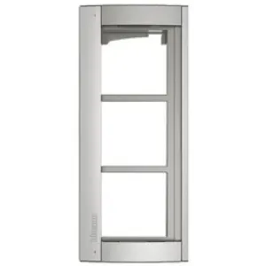 BTicino 350231 — Door Station Frame with Surround Plate Sfera New 3 Modules, Allmetal, Surface-Mounted, 138×327×15mm
