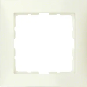 Berker 10118982 — Frame 1gang, S.1, white glossy Berker 10118982 — Frame 1gang, S.1, white glossy