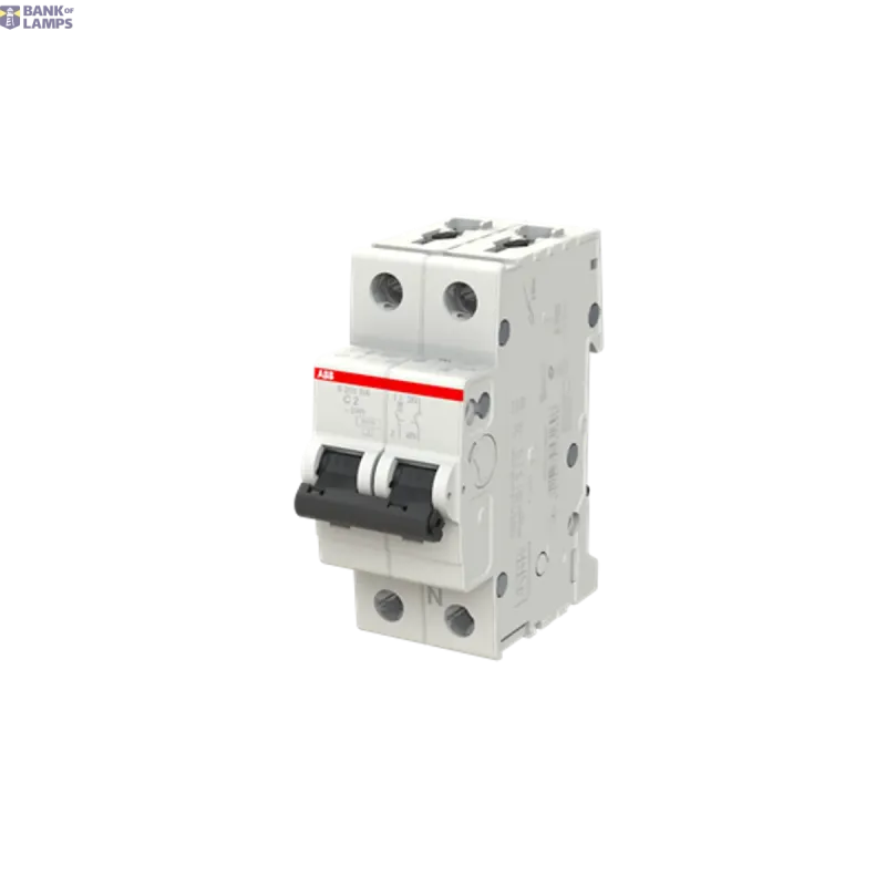 ABB S201-C2NA Miniature Circuit Breaker - 1+NP - C - 2 A 2CDS251103R0024