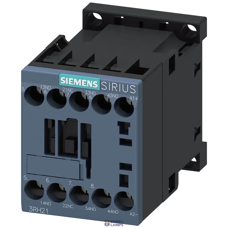 Siemens Contactor relay, 3 NO+1 NC, 24 V DC, S00, screw terminal 3RH2131-1BB40