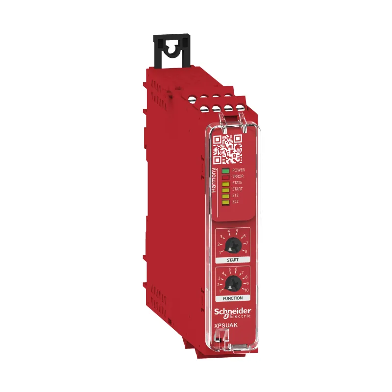 Schneider Electric Safety Module Harmony XPS Cat.4, 5A, 48–240V AC/DC, IP20 XPSUAK32AP