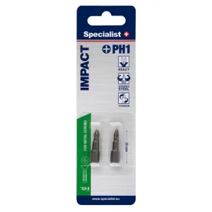 SPECIALIST+ Бита PH1, 2 шт. SPECIALIST+ Бита PH1, 2 шт.