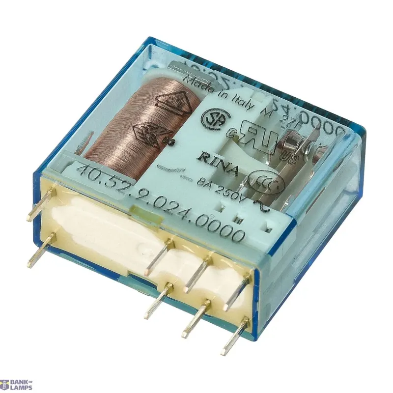 FINDER PCB/Plug-in Rel. 5mm.pinning 2CO 8A/24VDC/Agni 405290240000
