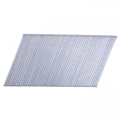 Finish nails 20°, 16GA, electrogalvanized, glued strip, 2500 pcs/pack 50x1,6 mm, Ecomax