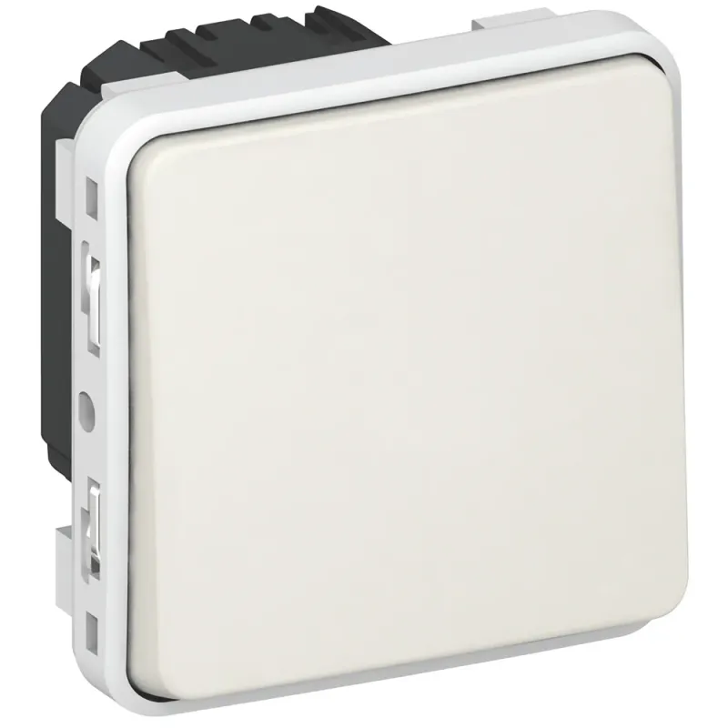 Legrand Two-Way Switch Plexo IP55 Modular, 250V, IP55, 2-Way, White 069611