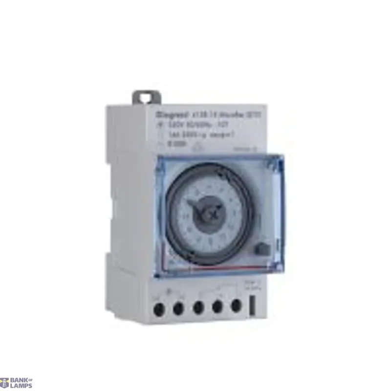 Legrand Time Switch IP20, 100, 60 Hz, 83 mm, 52.5 mm 412813