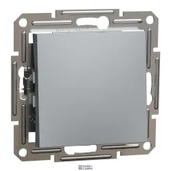 Schneider Electric EPH0500162 — Installation Switch , Switch Intermediate Asfora 10AX Screwless Steel