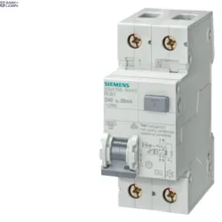 Siemens 5SU1353-1KK16 — RCBO, 4.5 kA, 1P+N, Type AC, 30 mA, C-Char, In: 16 A, Un AC: 230 V Siemens 5SU1353-1KK16 — RCBO, 4.5 kA, 1P+N, Type AC, 30 mA, C-Char, In: 16 A, Un AC: 230 V