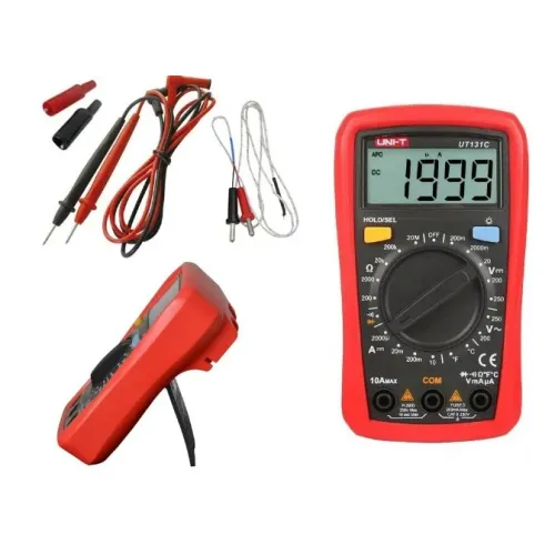 UNI-T Multimetrs UT131C CATII ar temperatūras mērīšanu, diožu UT131C