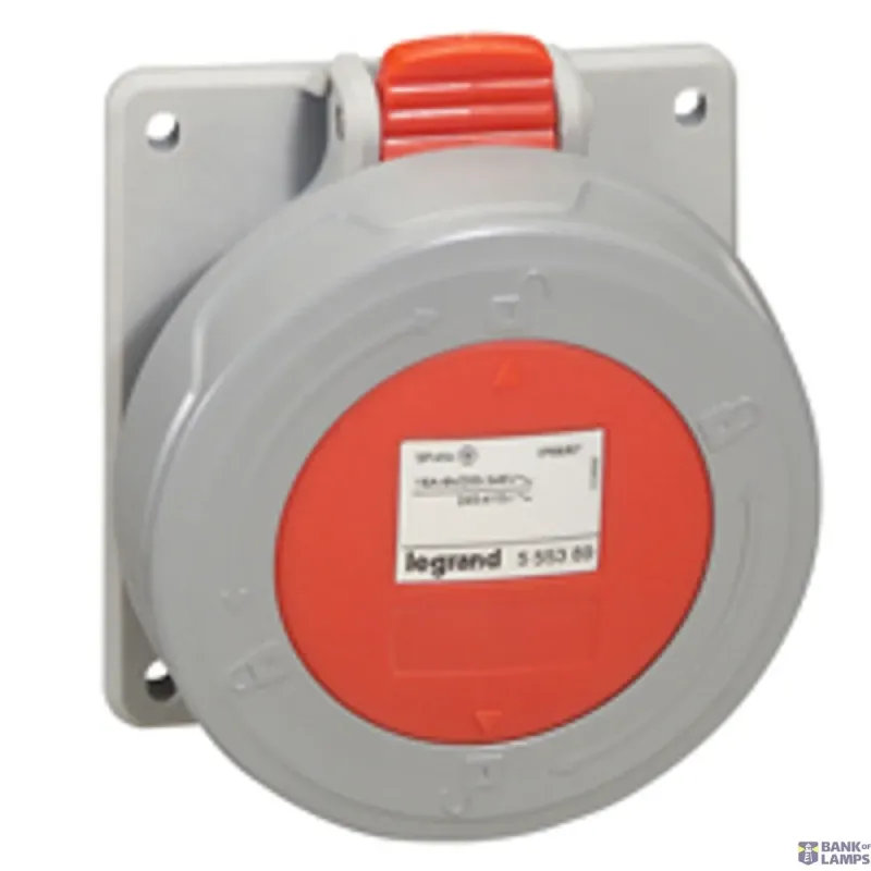 Legrand Panel-Mount Industrial Socket Outlet P17 3P+N+E, 3P+N, 3P 555489