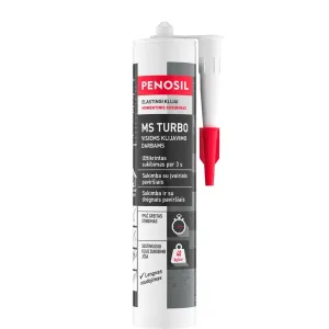 Elastingi momentinio saķeres līme MS TURBO, balta, 290 ml, PENOSIL Elastingi momentinio saķeres līme MS TURBO, balta, 290 ml, PENOSIL