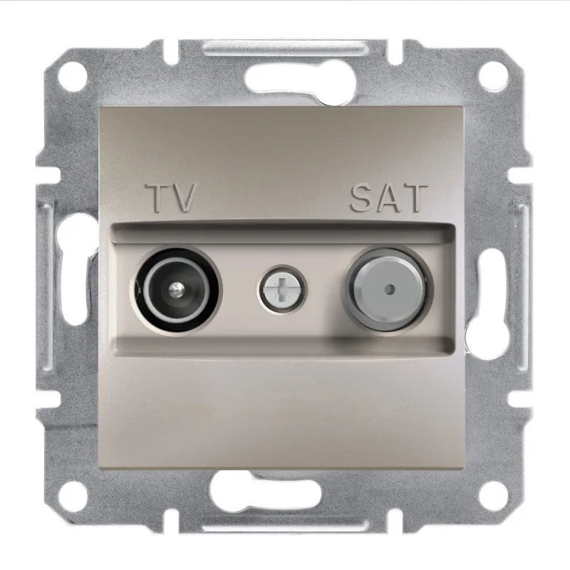 Schneider Electric Sat Ending Asfora TV 1DB Bronze EPH3400169