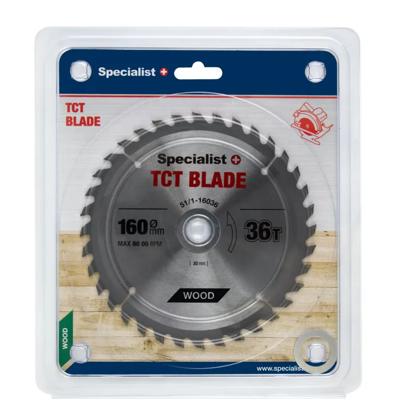 Specialist+ SPECIALIST+ griešana disks, 160 x 36T x 20/16 mm 51-1-16036