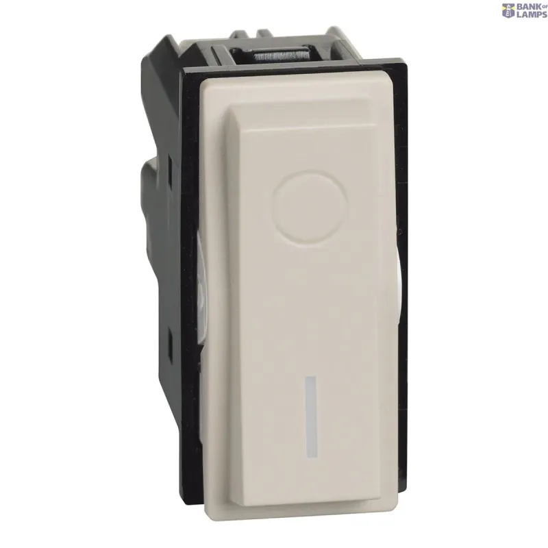 BTicino Double-Pole Switch Living Now 16A, 2P, 1 Module, 250 V AC KM4002