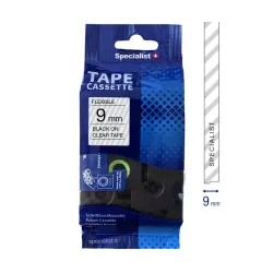 SPECIALIST+ lenta FLEXIBLE komp., 9 mm, чёрная / прозрачная SPECIALIST+ lenta FLEXIBLE komp., 9 mm, чёрная / прозрачная