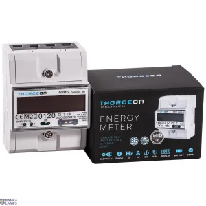 THORGEON 01007 — 3-Phase DIN Energy Meter 80A 2-Tariff MOD-BUS MID certificate