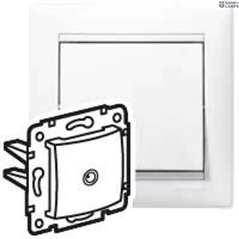 Legrand TV Socket White, 2400MHZ, 862 MHz, Thermoplastic, Plastic 774430