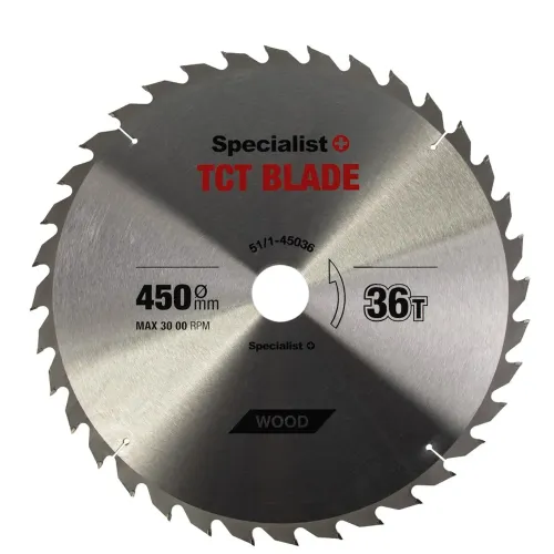 Specialist+ SPECIALIST+ griešanas disks, 450 x 36T x 50 mm 51-1-45036