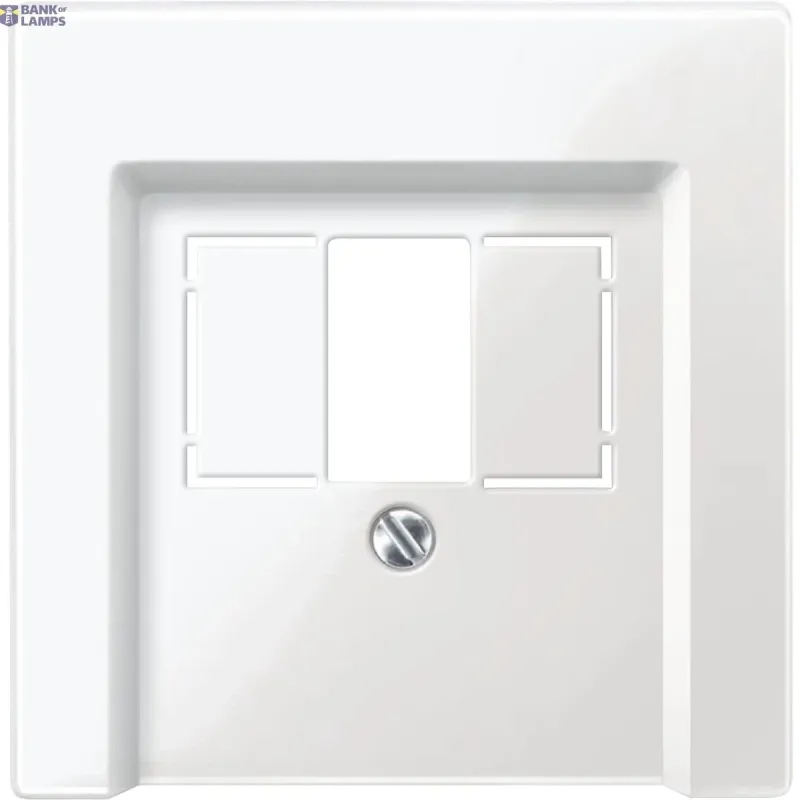 Schneider Electric Communication Outlet Insert SpaceLogic KNX, White, Central MTN296019