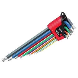 Wiha 43849 — Hexagon ball end L-key set SB 369E9F ErgoStar SB