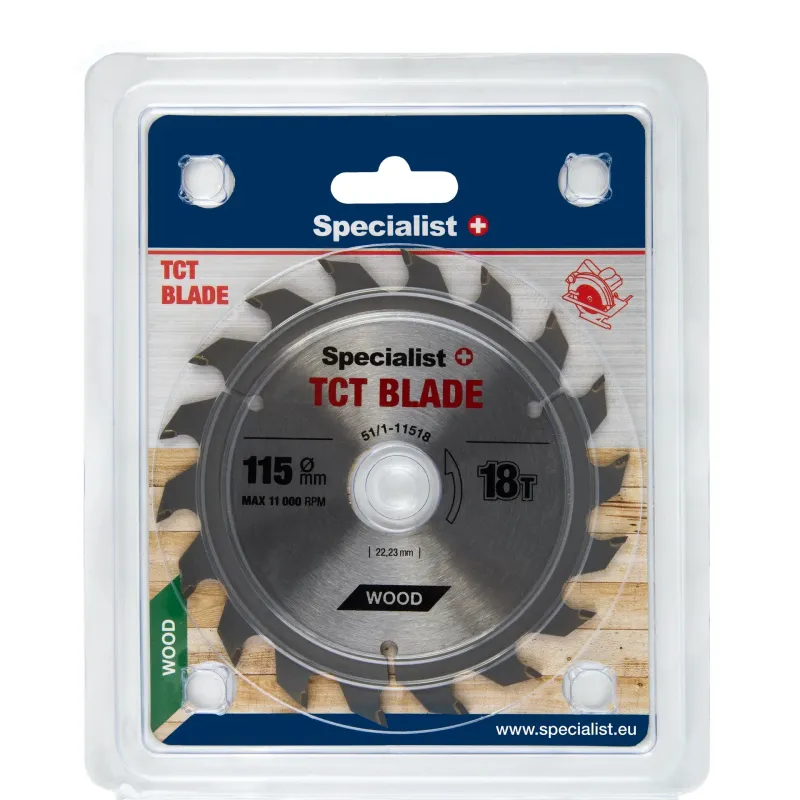 Specialist+ SPECIALIST+ griešanas disks, 115 x 18T x 22 mm 51-1-11518