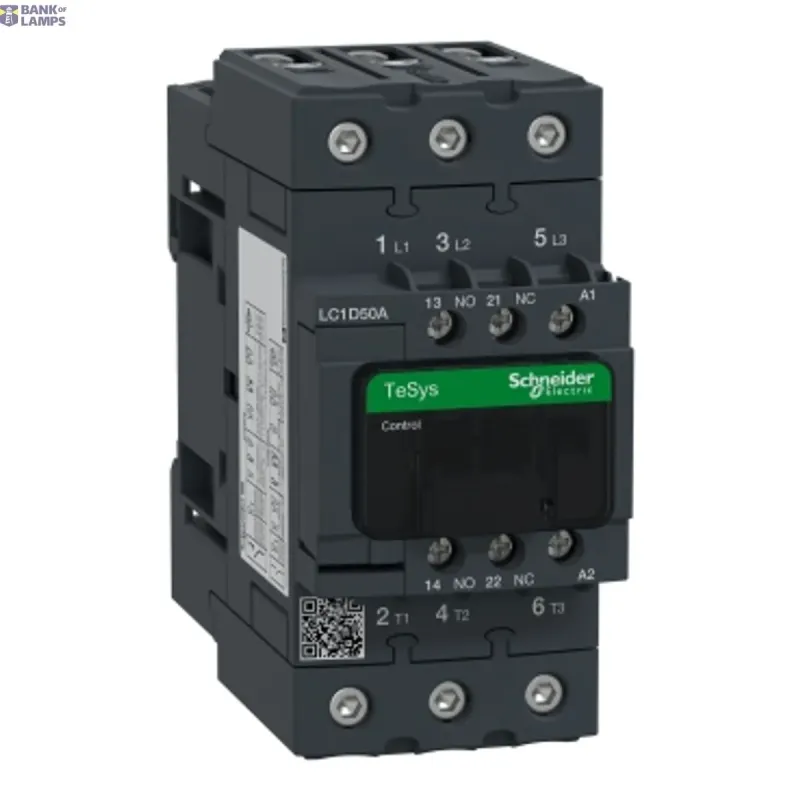 Schneider Electric Contactor TeSys Deca, 3P, 50 A, 440 V, 3NO, IP20, 230 V AC LC1D50AP7
