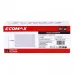 Ecomax Finish nails 0°, 18GA, electrogalvanized, glued strip, 5000 EMNA001242GALV