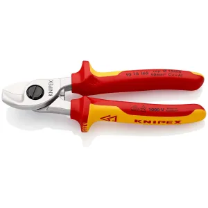 Knipex 95 16 165 — 95 16 165 kabeļu šķēres insulated with multi-component grips, VDE-tested chrome-plated 165 mm Knipex 95 16 165 — 95 16 165 kabeļu šķēres insulated with multi-component grips, VDE-tested chrome-plated 165 mm