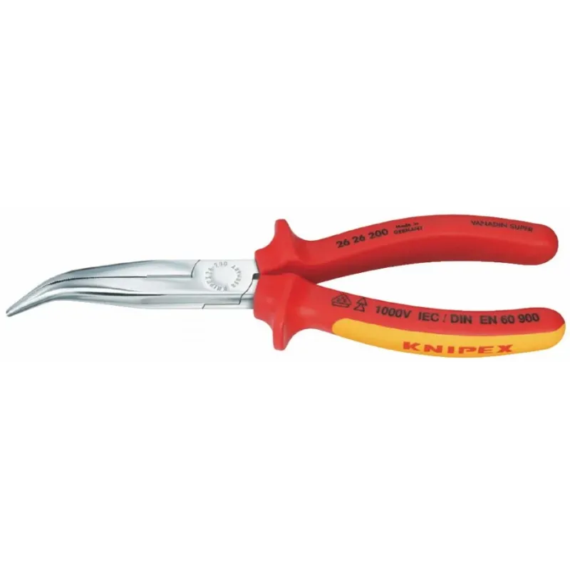 Knipex Plakanknaibles ar smailiem noliektiem galiem, pagarinātas 2626200