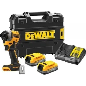 Triecienurbjmašīna DeWALT DCF850E2T; 18V 2x1,7Ah