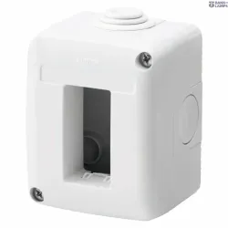 GEWISS GW27001 — Protected Enclosure For System Devices 1 Gang, Ral 7035 Grey, Ip40 GEWISS GW27001 — Protected Enclosure For System Devices 1 Gang, Ral 7035 Grey, Ip40