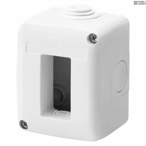 GEWISS GW27001 — Protected Enclosure For System Devices 1 Gang, Ral 7035 Grey, Ip40 GEWISS GW27001 — Protected Enclosure For System Devices 1 Gang, Ral 7035 Grey, Ip40
