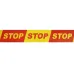 Specialist+ SPECIALIST+ lenta „STOP”, 100 mm x 100 m, sarkana / dzeltena 40-2-STOPRG1