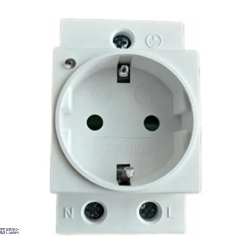 THORGEON Din Rail Socket 16A, 250V 18013