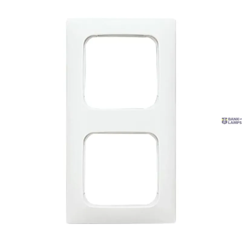 Busch-Jaeger Cover Frame 2-Gang 2512-214K 102 500 2CKA001725A1540 2CKA001725A1540
