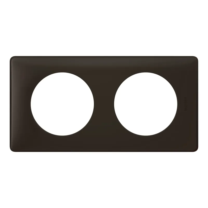 Legrand Cover Plate 2-Gang, 161×82×8.5mm, IP20, IK04, Basalt 066742