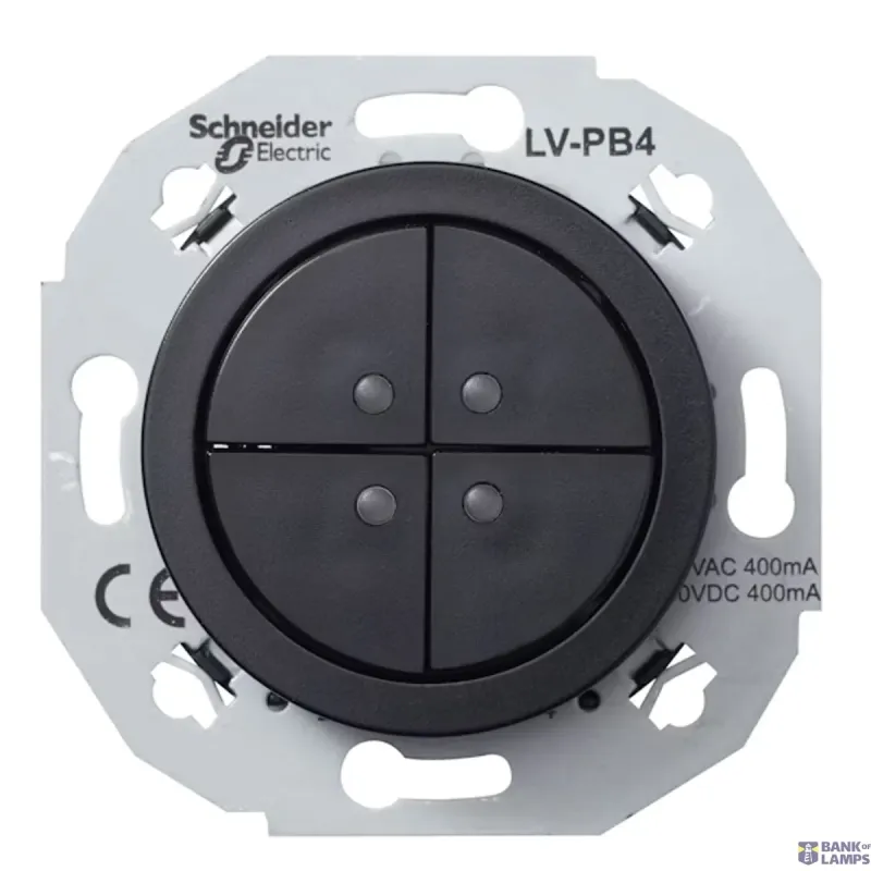 Schneider Electric Installation Switch SELV, 4P, 400mA, 12–24V AC WDE011272